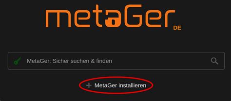 metager installieren|MetaGer